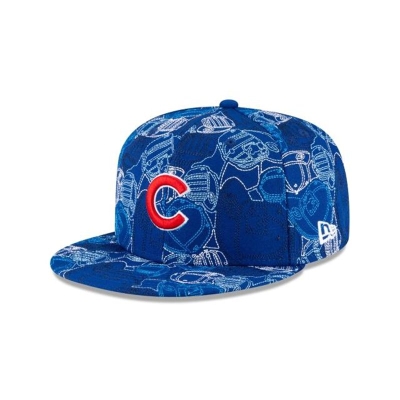 Chicago Cubs Gorra | New Era MLB Cap Chaos 59fifty Fitted Cap Mexico - Azules